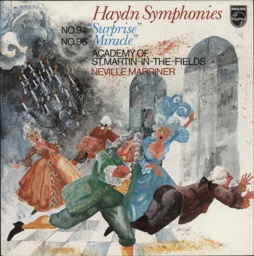 Franz Joseph Haydn Symphonies - Nr. 94 "Surprise / Nr. 96 "Miracle vinyl LP album (LP record) UK HJYLPSY875090