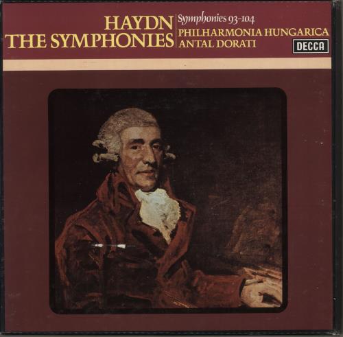 Franz Joseph Haydn The Symphonies Vinyl Box Set UK HJYVXTH674664