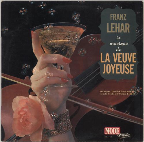 Franz Lehr La Veuve Joyeuse vinyl LP album (LP record) French H6JLPLA674642