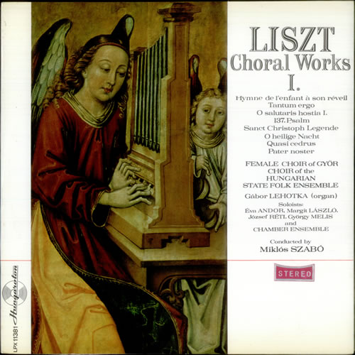 Franz Liszt Choral Works 1 vinyl LP album (LP record) Hungarian LK6LPCH537392