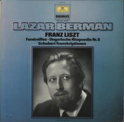 Franz Liszt Liszt: Fun�railles, Ungarische Rhapsodie Nr. 9, Schubert-Transkriptionen vinyl LP album (LP record) German LK6LPLI878378