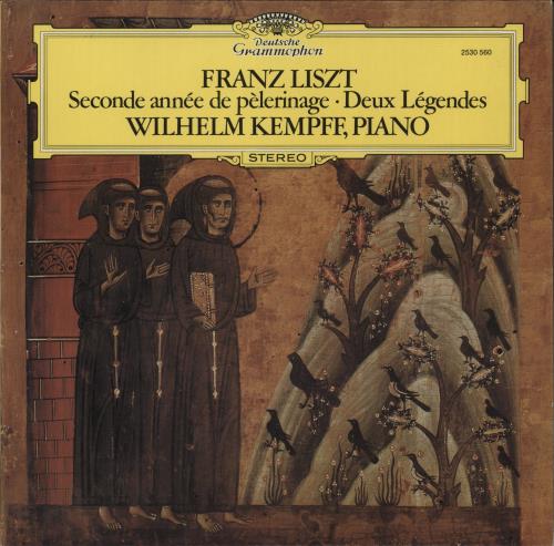 Franz Liszt Seconde Ann�e De P�lerinage � Deux L�gendes vinyl LP album (LP record) UK LK6LPSE878638