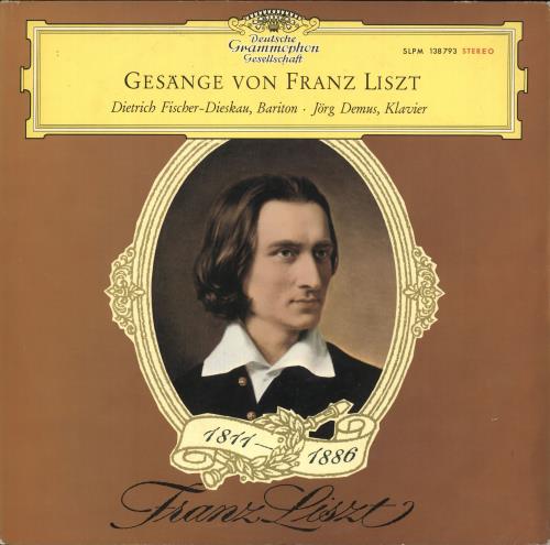 Franz Liszt Songs Of Franz Liszt vinyl LP album (LP record) German LK6LPSO746403