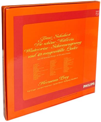 Franz Schubert Die Schone Mullerin - Winterreise and 49 Selected Songs Vinyl Box Set German FT2VXDI874979