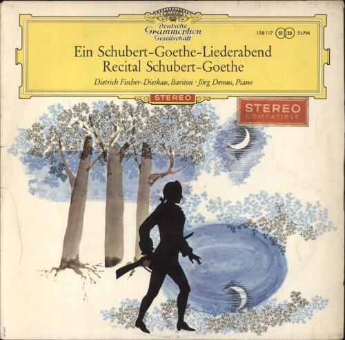 Franz Schubert Ein Schubert-Goethe-Liederabend = Recital Schubert-Goethe vinyl LP album (LP record) German FT2LPEI857586
