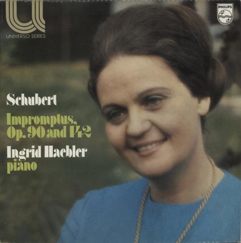 Franz Schubert Impromptus Op. 90 & 142 - White Label Test Pressing vinyl LP album (LP record) UK FT2LPIM874960