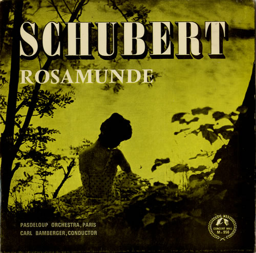 Franz Schubert Rosamunde 7" vinyl single (7 inch record / 45) UK FT207RO573783