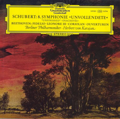 Franz Schubert Schubert: Symphonie Nr. 8 Unvollendete / Fidelio � Leonore III � Coriolan (Ouvert�ren) vinyl LP album (LP record) German FT2LPSC781609