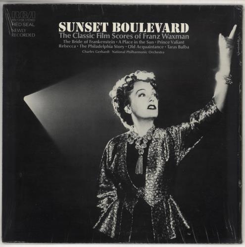 Franz Waxman Sunset Boulevard vinyl LP album (LP record) US FF3LPSU725745