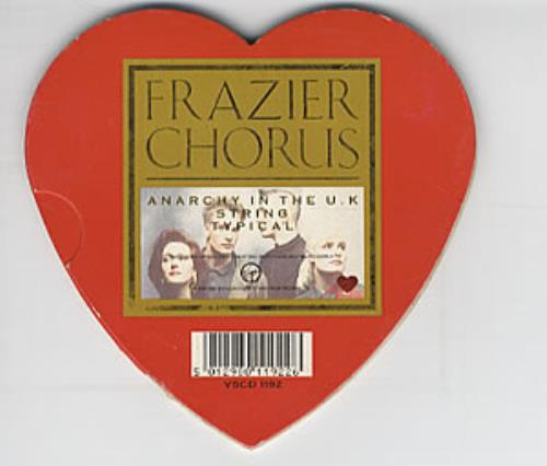 Frazier Chorus Sloppy Heart - Heart Shaped Pack 3" CD single (CD3) UK FZCC3SL64215