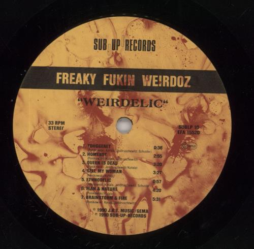 Freaky Fukin Weirdoz Weirdelic vinyl LP album (LP record) German 1WJLPWE863196