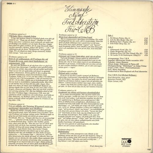 Fred Akerstrom Glimmande Nymf vinyl LP album (LP record) Swedish QTFLPGL694245