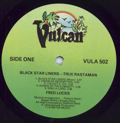 Fred Locks Black Star Liner vinyl LP album (LP record) UK FXJLPBL793890
