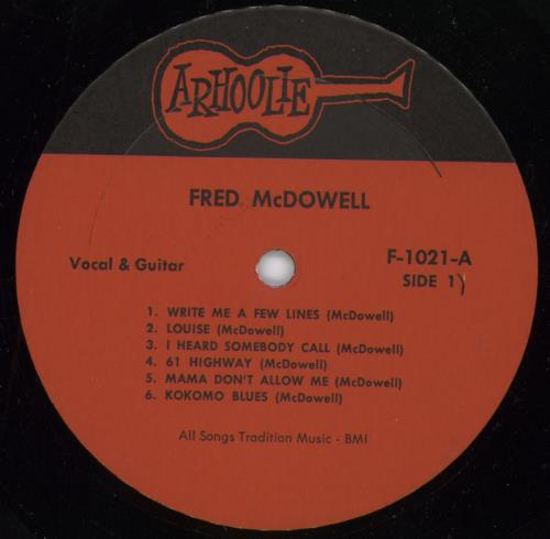 Fred McDowell Mississippi Delta Blues - 1965 - Shrink vinyl LP album (LP record) US MF0LPMI793832