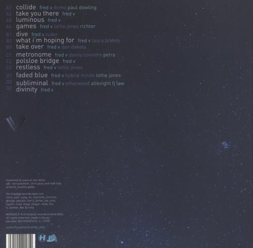 Fred V Luminous - Light Blue Marbled Vinyl - Autographed 2-LP vinyl record set (Double LP Album) UK 8YH2LLU879863