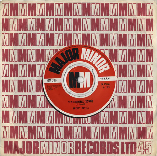 Freddie Davies Sentimental Songs 7" vinyl single (7 inch record / 45) UK FDX07SE481990