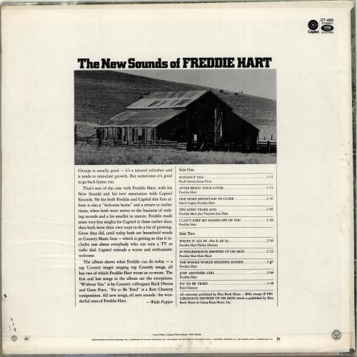 Freddie Hart The New Sounds Of Freddie Hart vinyl LP album (LP record) US 1FHLPTH699049