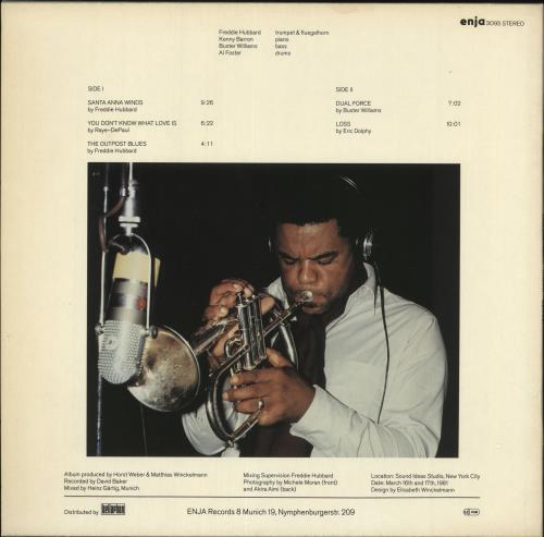 Freddie Hubbard Outpost vinyl LP album (LP record) German FBHLPOU734138