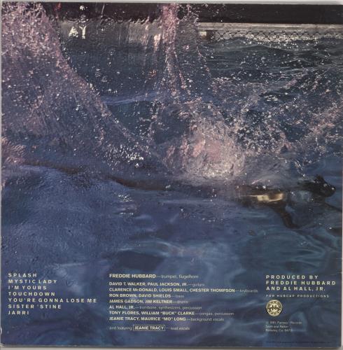 Freddie Hubbard Splash vinyl LP album (LP record) US FBHLPSP723013