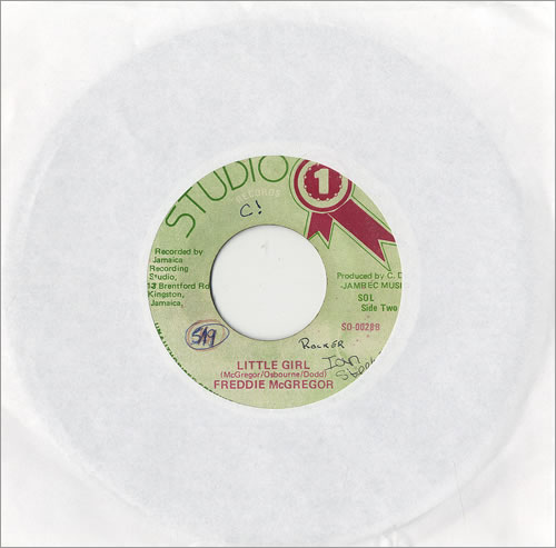 Freddie McGregor Little Girl 7" vinyl single (7 inch record / 45) Jamaican FD-07LI492337