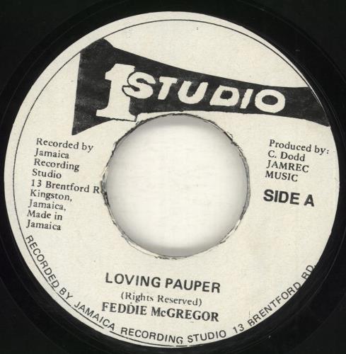 Freddie McGregor Loving Pauper 7" vinyl single (7 inch record / 45) Jamaican FD-07LO716089