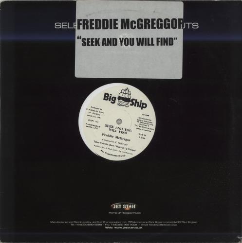 Freddie McGregor Seek And You Will Find 12" vinyl single (12 inch record / Maxi-single) Jamaican FD-12SE656042
