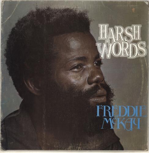 Freddie McKay Harsh Words vinyl LP album (LP record) Jamaican FG5LPHA716158