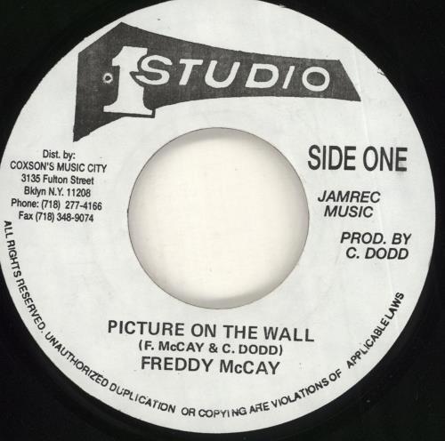 Freddie McKay Picture On The Wall / Who Laugh Last 7" vinyl single (7 inch record / 45) Jamaican FG507PI716111