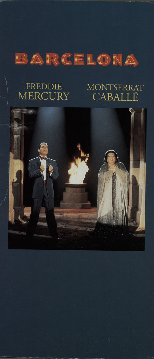 Freddie Mercury Barcelona - Longbox CD album (CDLP) US MERCDBA160094