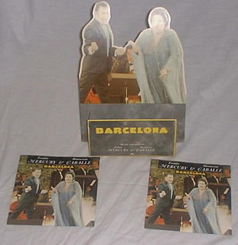 Freddie Mercury Barcelona display UK MERDIBA219631