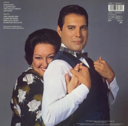 Freddie Mercury Barcelona vinyl LP album (LP record) UK MERLPBA224063