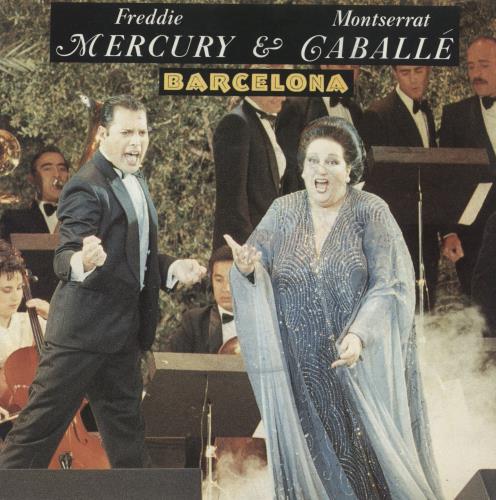 Freddie Mercury Barcelona 7" vinyl single (7 inch record / 45) UK MER07BA40475