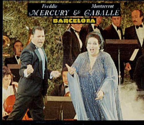 Freddie Mercury Barcelona CD single (CD5 / 5") German MERC5BA00560