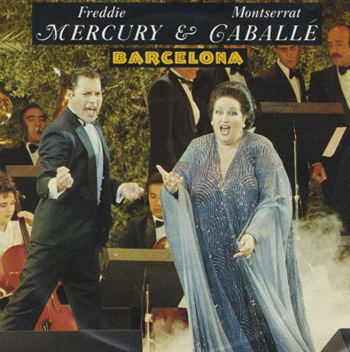 Freddie Mercury Barcelona 7" vinyl single (7 inch record / 45) German MER07BA08893