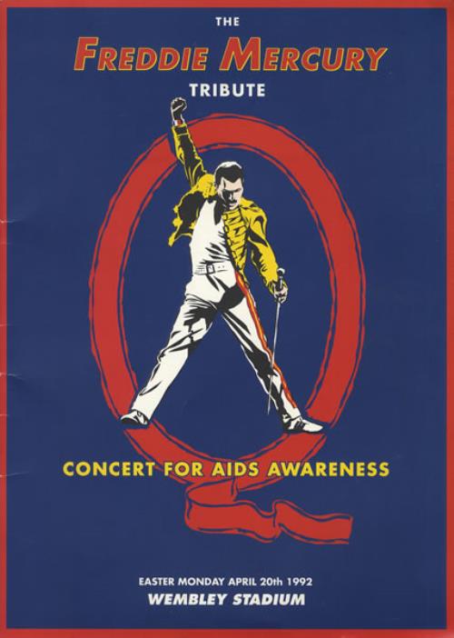 Freddie Mercury Concert For Aids Awareness memorabilia UK MERMMCO422731
