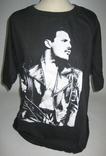 Freddie Mercury Freddie Wearing Leather Jacket t-shirt UK MERTSFR380184