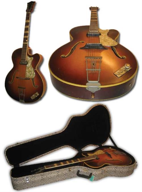 Freddie Mercury Freddie's Personal Hofner Guitar - Autographed guitar UK MERGTFR394990