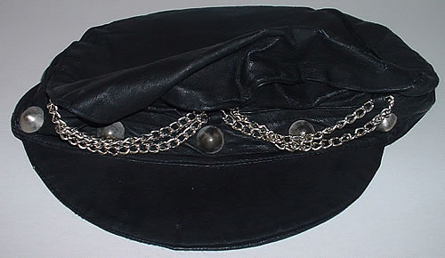 Freddie Mercury Leather Cap - Autographed memorabilia UK MERMMLE328858