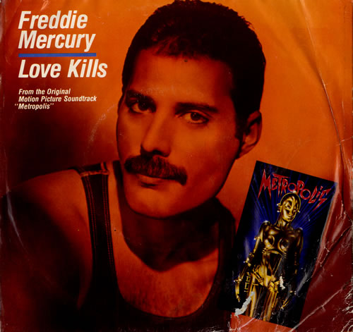 Freddie Mercury Love Kills 7" vinyl single (7 inch record / 45) Australian MER07LO585655