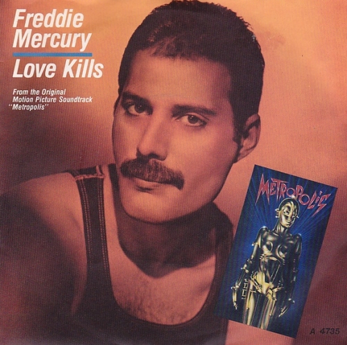 Freddie Mercury Love Kills 7" vinyl single (7 inch record / 45) UK MER07LO07580