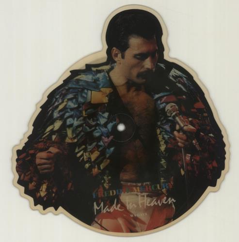 Freddie Mercury Made In Heaven shaped picture disc (picture disc vinyl record) UK MERSHMA22037
