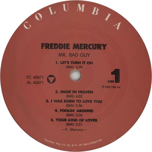 Freddie Mercury Mr Bad Guy - Shrink Wrap vinyl LP album (LP record) US MERLPMR224747