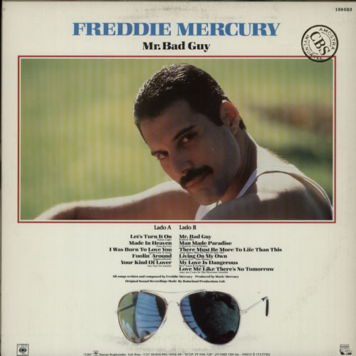 Freddie Mercury Mr Bad Guy vinyl LP album (LP record) Brazilian MERLPMR232119