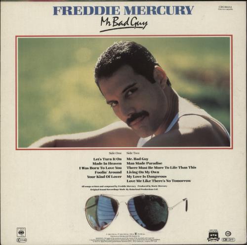 Freddie Mercury Mr Bad Guy vinyl LP album (LP record) UK MERLPMR620101