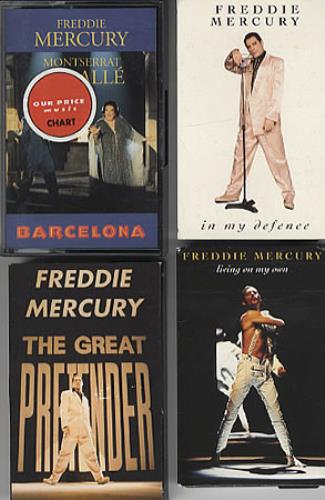 Freddie Mercury Set Of 4 Cassettes cassette single UK MERCSSE329167