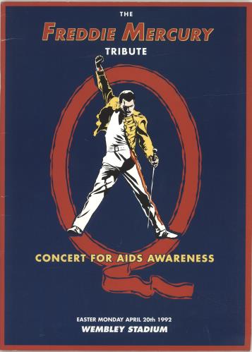 Freddie Mercury The Freddie Mercury + 'Rock World' Souvenir, Ticket, Banner & Cuttings tour programme UK MERTRTH692383