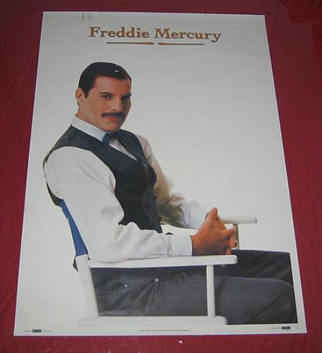Freddie Mercury The Freddie Mercury Album poster UK MERPOTH362803