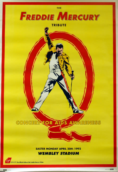 Freddie Mercury The Freddie Mercury Tribute poster UK MERPOTH610631
