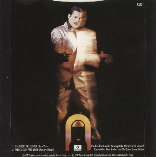 Freddie Mercury The Great Pretender - Injection 7" vinyl single (7 inch record / 45) UK MER07TH29680