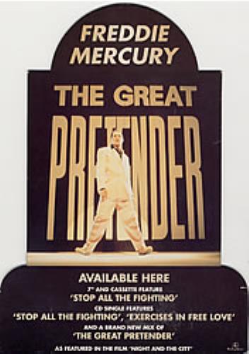Freddie Mercury The Great Pretender display UK MERDITH15844